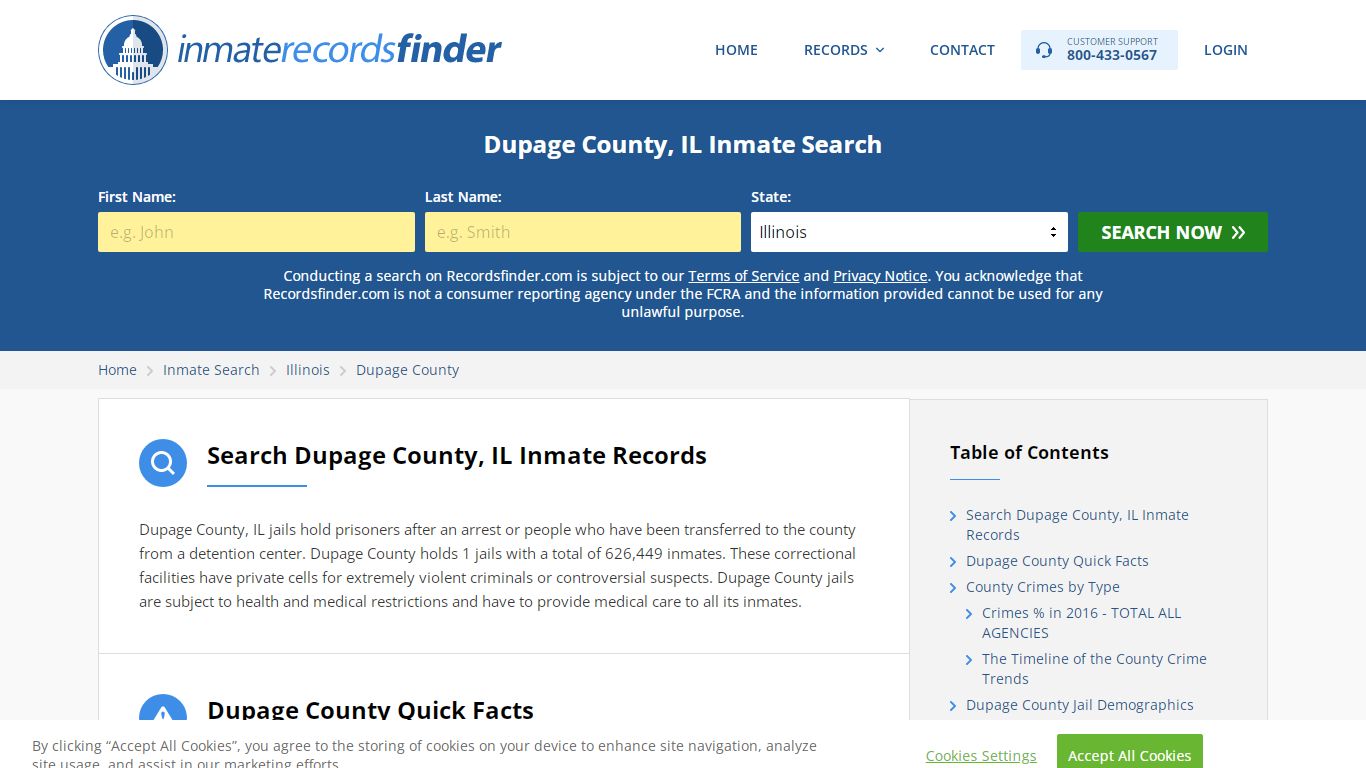 Dupage County, IL Inmate Lookup & Jail Records Online